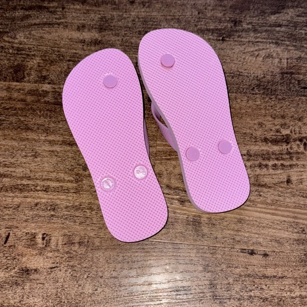 Rainbow 🌈 flip flops 🩴 toddler girls 12/13